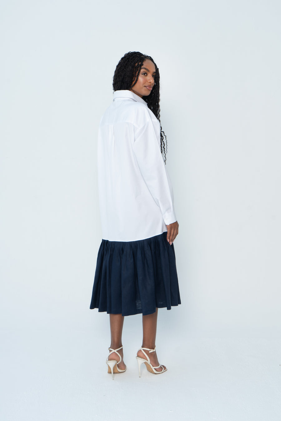 Lea Layered Shirt Dress