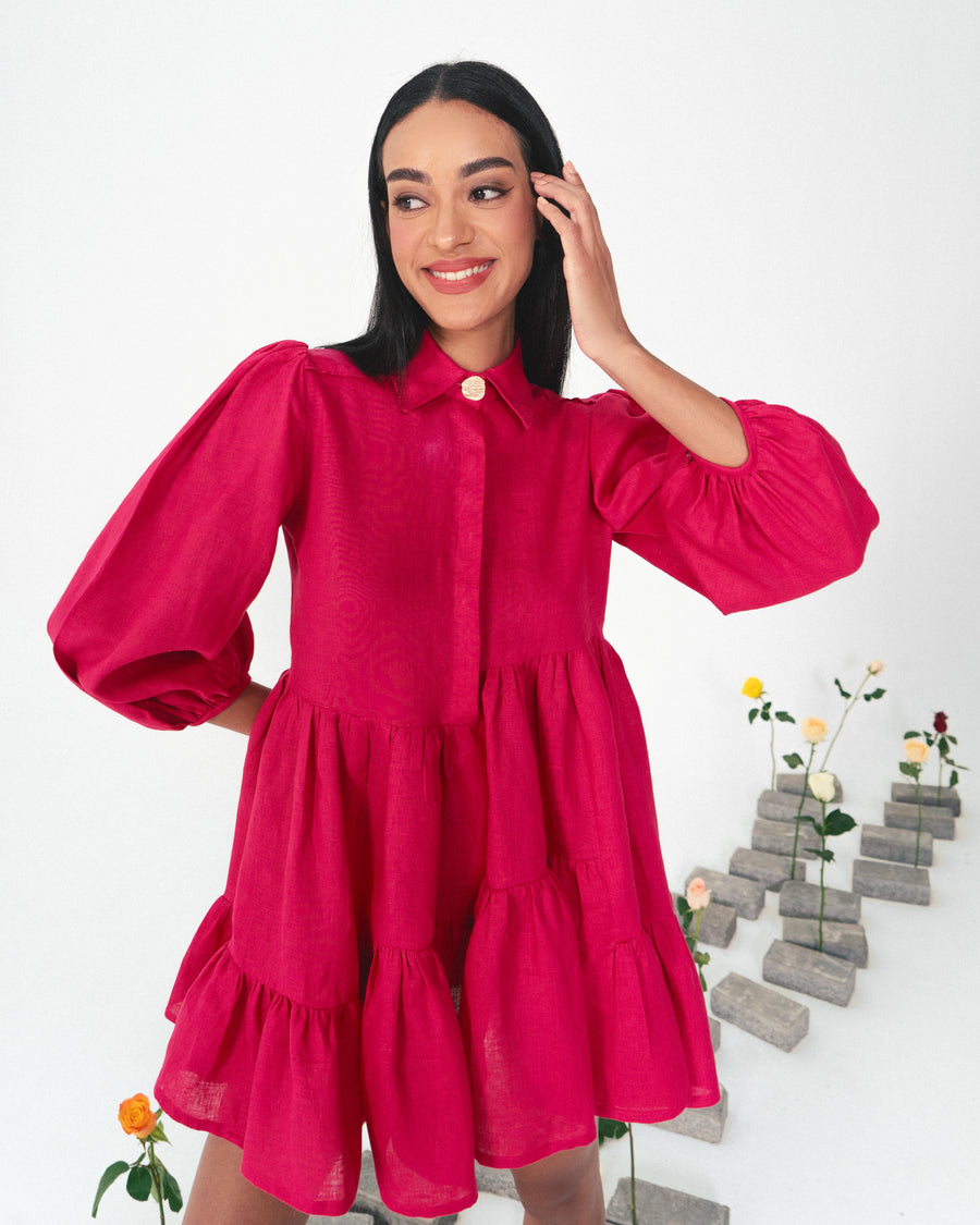 Ezra Tiered Mini Dress