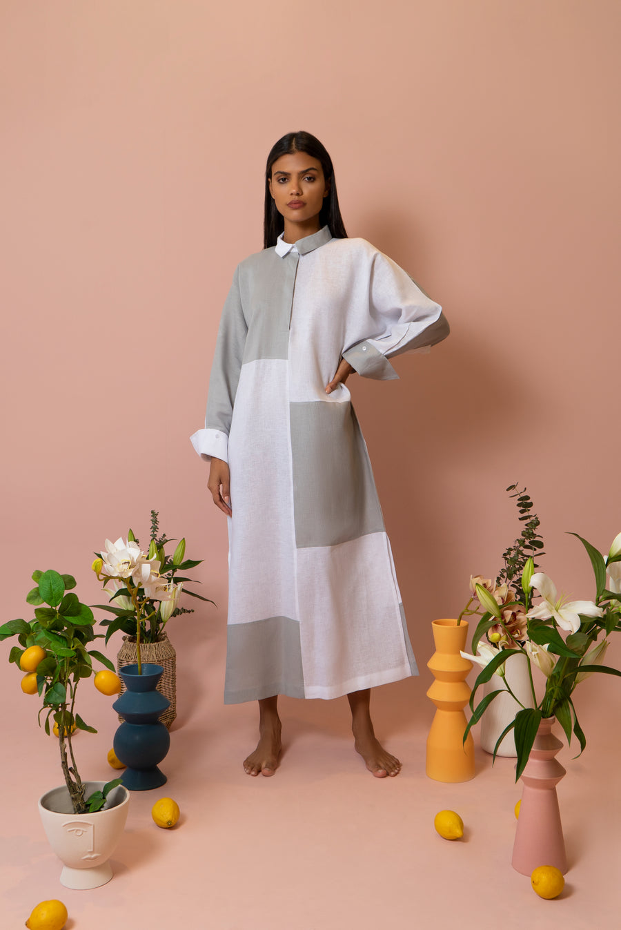 rihanna shirt dress Shirt Dress Celebrity Rihanna Upstages Chanel In Paris With Floor-length Shirtdress WSJ